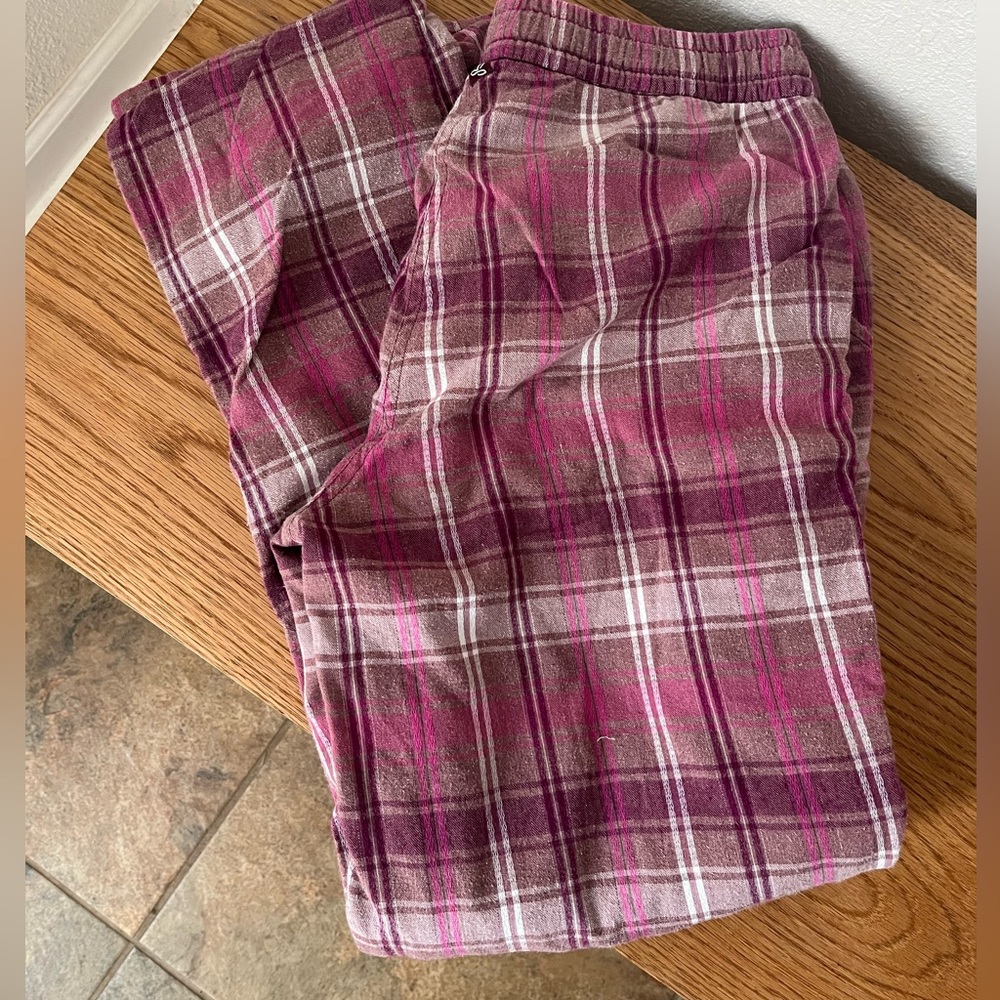 Prana Plaid Pink PJ Pants